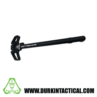 Laser Engraved Ambidextrous Charging Handle | Don't Tread On Me | Black | C11