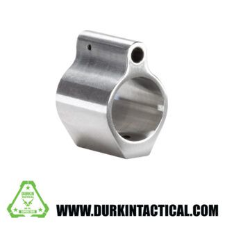 .750 AR-15 POLISHED STAINLESS STEEL LOW PROFILE GAS BLOCK
