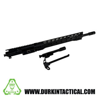AR-15 Complete Upper Assembly, 18" 4150 Parkerized Heavy Barrel, .450 Bushmaster, Mid Length Gas System, 1:24 Twist w/ 15" Rail