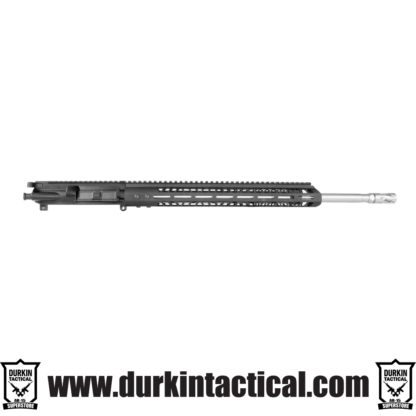 AR-15 COMPLETE UPPER ASSEMBLY, 20" 416R STAINLESS STEEL, Spiral Fluted, HEAVY BARREL, .224 VALKYRIE, RIFLE LENGTH GAS SYSTEM, 1:7 TWIST W/ 15" Rail