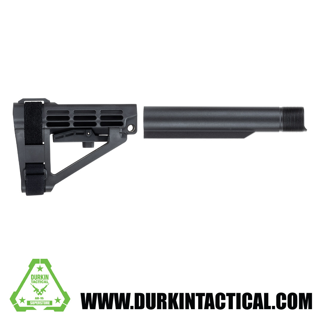 SB Tactical SBA4 Pistol Stabilizing Brace Collapsible AR-15 Black - Durkin  Tactical