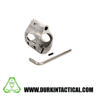 Low Profile Micro Block 0.75 Inch Stainless Steel Gas Block