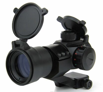 TACFIRE 1 x 30mm Tactical Dot Rifle Scope Sight with Cantilever Weaver Mount, Red:Green1