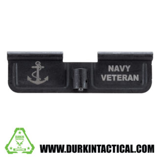 Laser Engraved Ejection Port Dust Cover - Navy Veteran