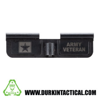 Laser Engraved Ejection Port Dust Cover - Army Veteran