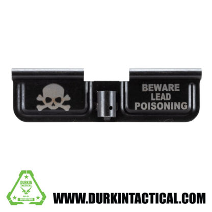 Laser Engraved Ejection Port Dust Cover - Beware Lead Poisoning