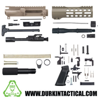 7.5" 5.56/.223 FDE AR-15 Pistol Build Kit