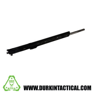 24" .223/5.56 Stainless Steel Spiral Fluted Bull Barrel Complete Upper w/ Forged Upper Receiver & 17" Handguard