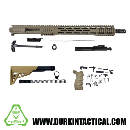 16" 7.62x39 FDE Quadzilla AR-15 Rifle Build Kit