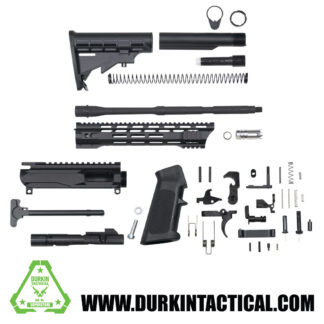 AR-15 Rifle Kit, -( NO LOWER )-Cerakote Tiffany Blue 16″ Stainless