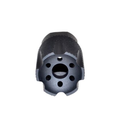 1-2”x28 Muzzle Brake for AR-15, Aluminum. No jam nut or crush washer Front