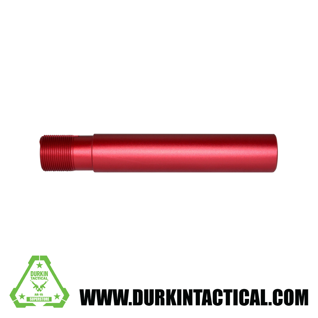 AR-15 Pistol Buffer Tube, 7.3″ Red Anodized - Durkin Tactical