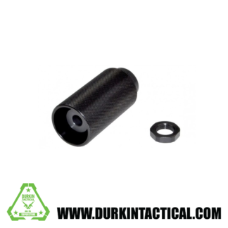 1/2”x28 Muzzle Brake for AR-15 plus Sound Redirect 13/16 X 16 threaded Sleeve, Steel/Aluminum, Black