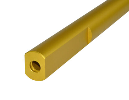 308 Barrel Vise Block Rod for .936” - AR-10 LR-308, Gold Opposite Angle