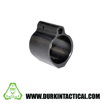Low Profile Gas Block for AR-10 Standard Barrels 0.936”, Black Steel