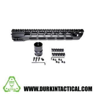 15" MMARY15 Presma Light Slim Free Float M-LOK Handguard Rail, Clamp-on Aluminum Barrel Nut, AR-15 223/5.56.