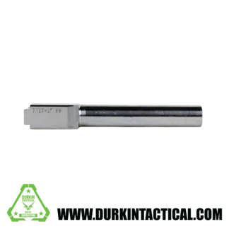 9MM Glock 17 Replacement Barrel | Stainless Steel Finish | UNTHREADED | UNBRANDED