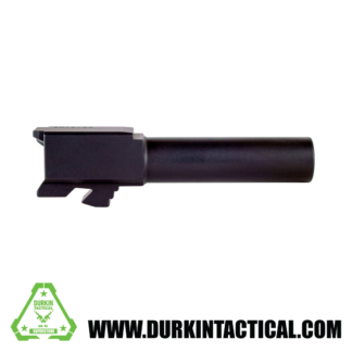 9mm Glock 26 Replacement Barrel | Black Nitride Finish | UNBRANDED | UNTHREADED