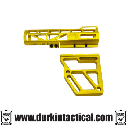 Presma Skeletonized AR Pistol Brace - Gold