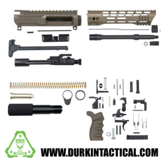 10.5" 7.62x39 FDE Quadzilla Pistol Build Kit