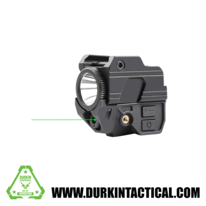 Sniper GL03 Green Dot Sight & 200LM LED Flashlight 20mm Rail with USB Rechargeable Battery