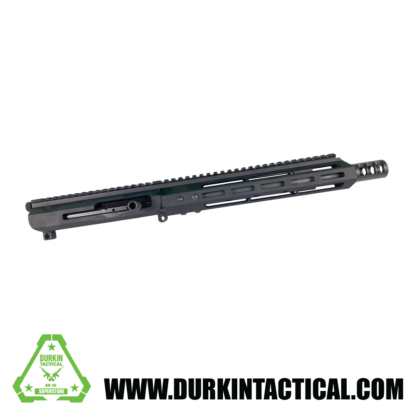 AR-15 Complete Upper, 10.5" Parkerized Heavy Barrel, .450 Bushmaster, Carbine Length Gas System, 1:24 Twist w/ 10" Rail, Side Charging Upper