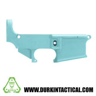 AR-15 80% Cerakote Lower Receiver - Robin Egg Blue