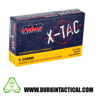 PMC X-TAC 5.56 Nato 55 Grain 20 Round Ammo