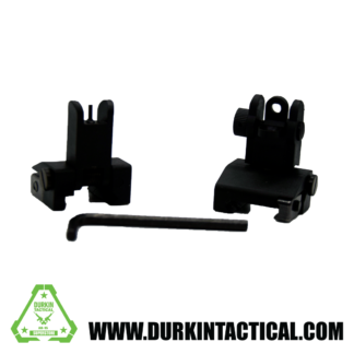 Training Series - New Gen Front and Rear Flip Up 45° Offset Sight Kit - Black
