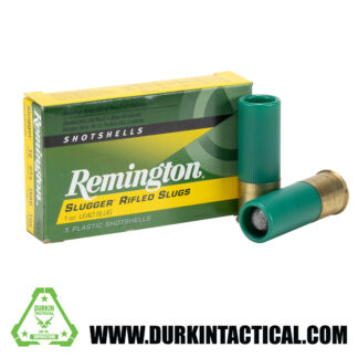 Remington Slugger Rifled Slugs | 12 Gauge | 2.75 long | 1560 Velocity FPS | 1 oz. Lead Slug | 5 Shells