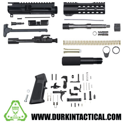 7.5" 5.56/.223 Stainless Steel Premium AR-15 Pistol Build Kit