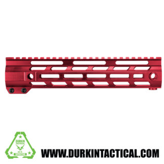 AR-15 10" MLOK Handguard, Red