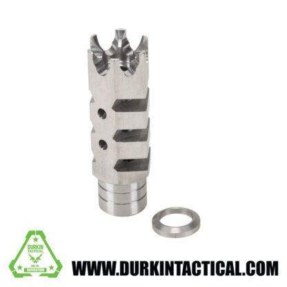 Shark Muzzle Brake | 5/8 x 24 TPI Stainless