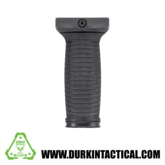 Black Vertical Rubberized Foregrip Long