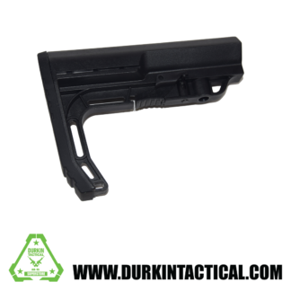 Super Light Weight Mil Spec Buttstock with Slim Rubber Shoulder Recoil Pad