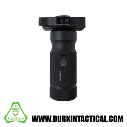 Compact Aluminum Vertical Combat Foregrip with Storage Chamber