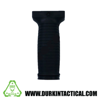 Black Vertical Rubberized Foregrip Long