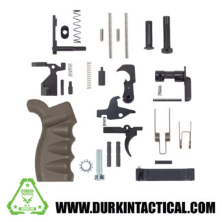 Durkin Tactical .223/5.56 Complete Lower Parts Kit w/ FDE Grip