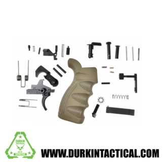 Durkin Tactical .223/5.56 Complete Lower Parts Kit w/ FDE Grip