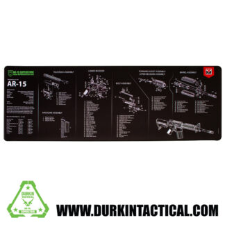 Durkin Tactical AR-15 Jumbo Black Gun Cleaning Mat 44"x15"