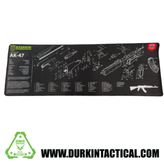 Durkin Tactical AK-47 Jumbo Black Gun Cleaning Mat 44"x15"