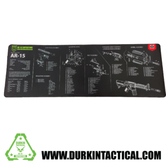 Durkin Tactical AR-15 Jumbo Black Gun Cleaning Mat 44"x15"