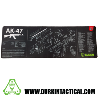 Durkin Tactical AK-47 Black Gun Cleaning Mat 36"x12"