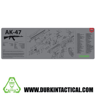 Durkin Tactical AK47 Grey Gun Cleaning Mat 36″ x 12″