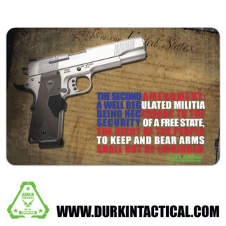Durkin Tactical Right To Bear Arms Gun Cleaning Mat 17" x 11"