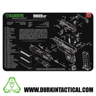 Durkin Tactical Ruger LCP Gun Cleaning Mat 17" x 11"