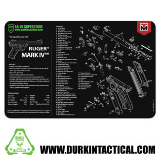 Durkin Tactical Ruger Mark IV Gun Cleaning Mat 17" x 11"