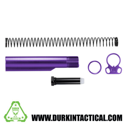 Purple AR-15 Mil-Spec Buffer Tube Combo