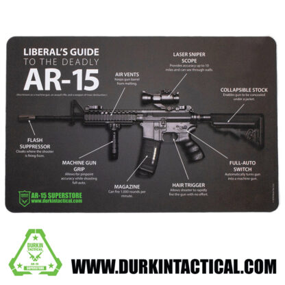 Durkin Tactical Liberals Guide to the AR15 Gun Cleaning Mat 17 X 11