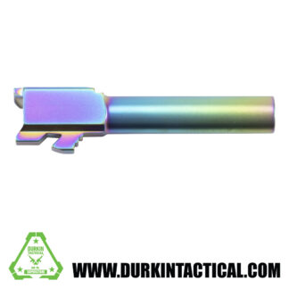 G19 9MM Flush | Crown Cut | Rainbow Barrel with Physical Vapor Desposition